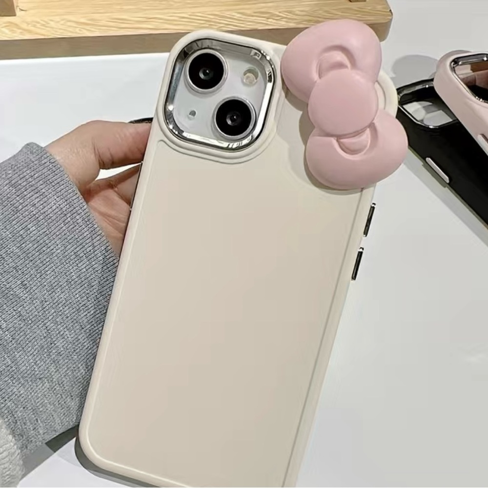 Brand New Cute Hello Kitty Pink Bow IPhone 13 Pro Case Phone